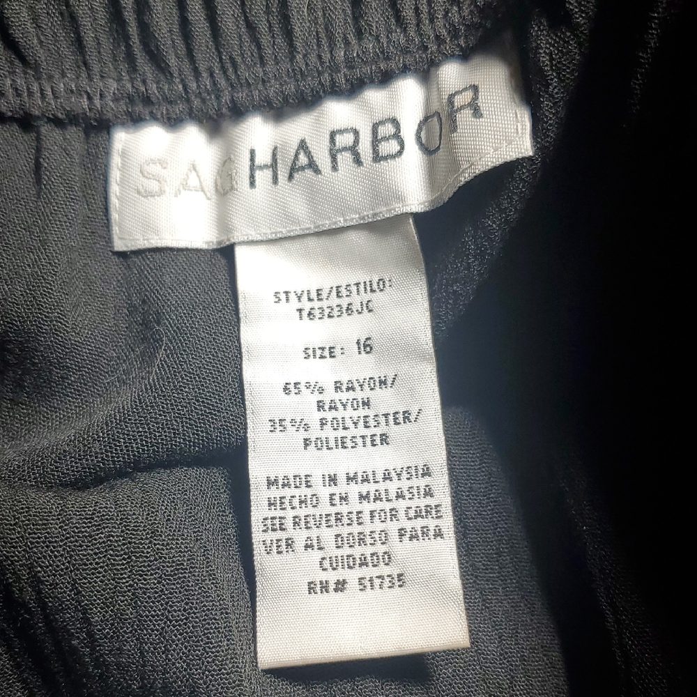 Sag Harbor Black Skirt